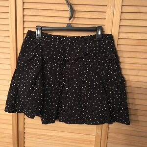 Sezane polka dot mini skirt